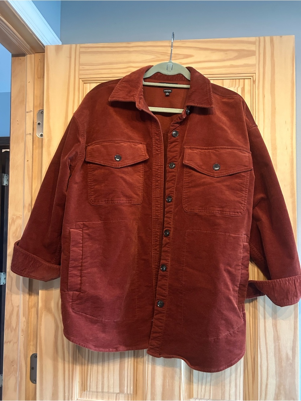 Men's Corduroy Jacket - Rust